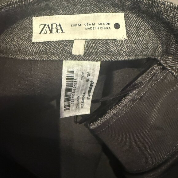 Zara Box Pleat Midi Skirt ZW Collection Size M - Picture 4 of 4